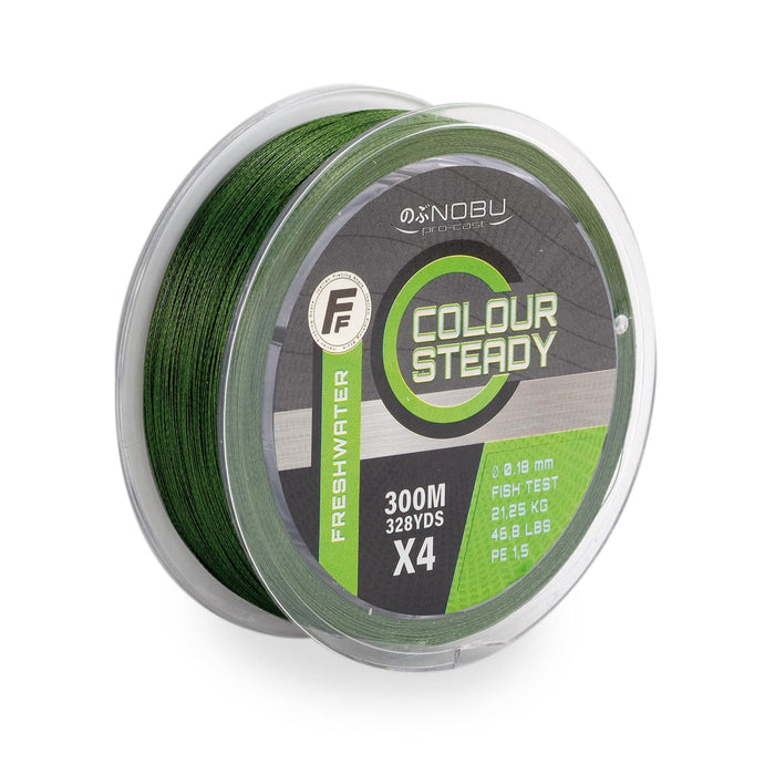 Fishing Line Nobu Colour Steady Freshwater Braid 300m 0,25 Fishing Ferrari 3018325