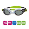 Occhialini da nuoto Bondi Bianco-Lime Lenti Fumè Tinte Zoggs 461004WHBLTSM
