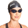 Occhialini da nuoto Phantom 2.0 Nero-Rosso Lenti Fumè Tinte Zoggs 461031BKRDTSM