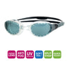 Occhialini da nuoto Phantom 2.0 Trasparenti-Grigi Lenti Fumè Tinte Zoggs 461031CLGYTSM