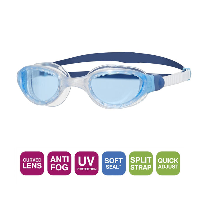 Occhialini da nuoto Phantom 2.0 Trasparenti-Navy Lenti Tinte-Blu Zoggs 461031CLNVTBL