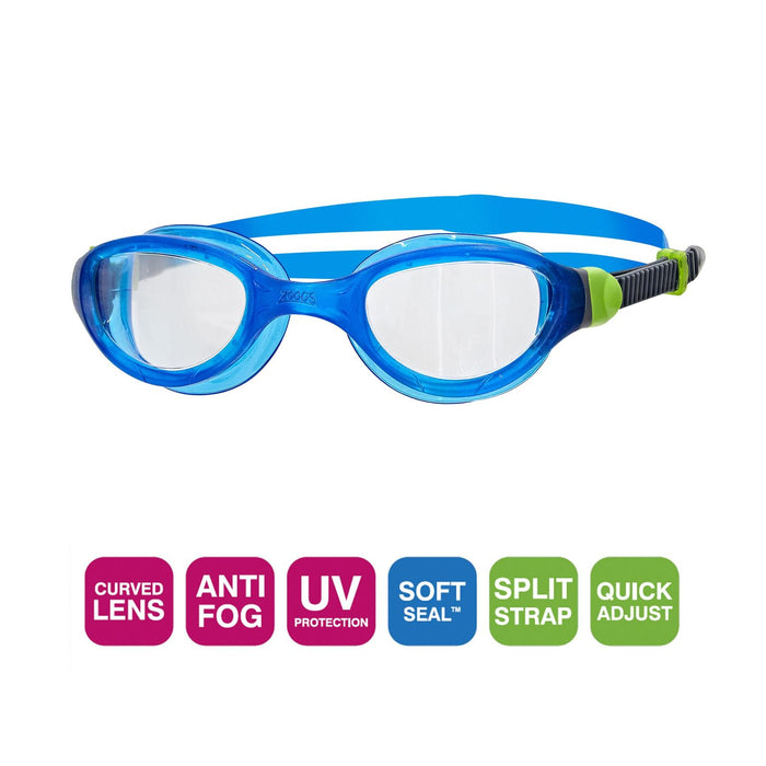 Occhialini da nuoto Phantom 2.0 Trasparenti Lenti Tinte-Blu Zoggs 461031CLTBL