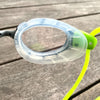 Occhialini da nuoto Predator Nero-Verde-Trasparenti Piccolo Zoggs 461037BKGNCLRS