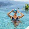 Occhialini da nuoto Predator Blu-Bianco Tinti-Smoke Lenti Piccolo Zoggs 461037BLWHTSMS