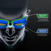 Occhialini da nuoto Predator Verde-Trasparenti Tinti-Smoke Lenti Regular Zoggs 461037GNCLTSMR