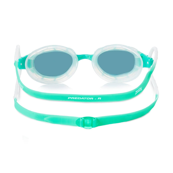 Occhialini da nuoto Predator Verde-Trasparenti Tinti-Smoke Lenti Regular Zoggs 461037GNCLTSMR