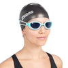 Occhialini da nuoto Predator Verde-Trasparenti Tinti-Smoke Lenti Piccolo Zoggs 461037GNCLTSMS