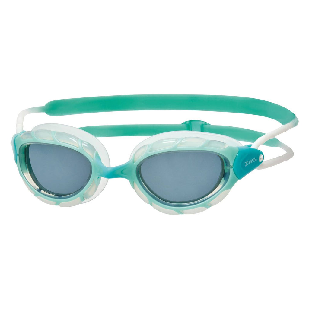 Occhialini da nuoto Predator Verde-Trasparenti Tinti-Smoke Lenti Piccolo Zoggs 461037GNCLTSMS