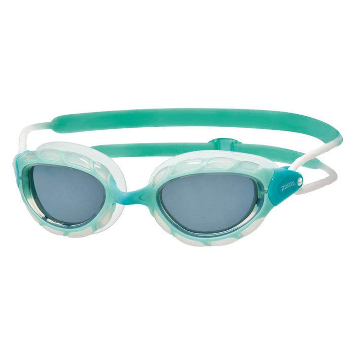 Occhialini da nuoto Predator Verde-Trasparenti Tinti-Smoke Lenti Piccolo Zoggs 461037GNCLTSMS