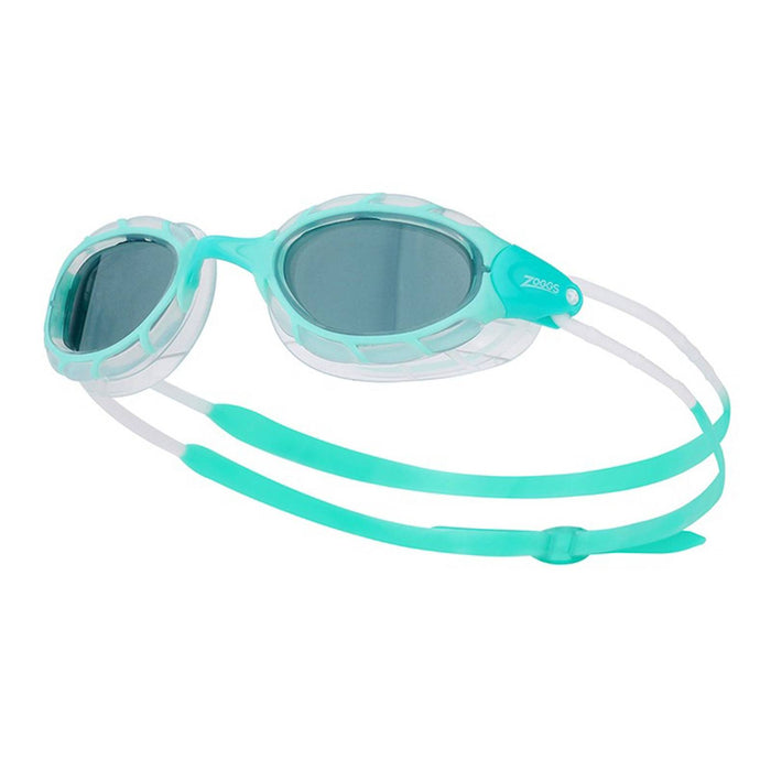 Occhialini da nuoto Predator Verde-Trasparenti Tinti-Smoke Lenti Piccolo Zoggs 461037GNCLTSMS