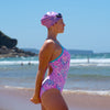 Occhialini da nuoto Predator Rosa-Bianco Tinti-Smoke Lenti Regular Zoggs 461037PKWHTSMR