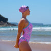 Occhialini da nuoto Predator Rosa-Bianco Tinti-Smoke Lenti Piccolo Zoggs 461037PKWHTSMS