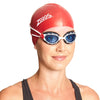 Occhialini da nuoto Predator Bianco-Rosso Tinti-Blu Lenti Piccolo Zoggs 461037WHRDTBLS