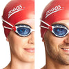 Occhialini da nuoto Predator Bianco-Rosso Tinti-Blu Lenti Piccolo Zoggs 461037WHRDTBLS