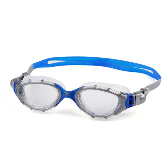 Occhialini da nuoto Predator Flex Grigio-Blu-Trasparenti Regular Zoggs 461041GYBLCLRR