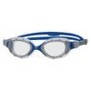 Occhialini da nuoto Predator Flex Grigio-Blu-Trasparenti Piccolo Zoggs 461041GYBLCLRS