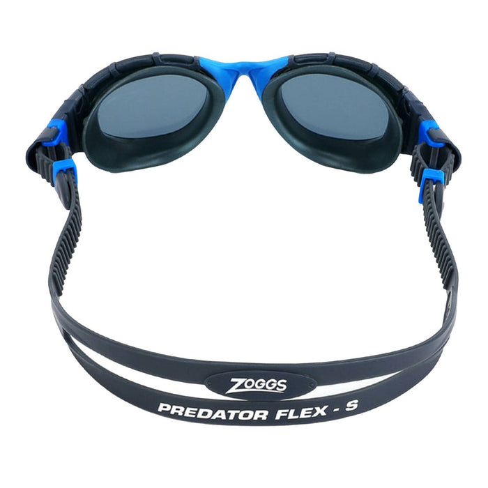 Occhialini da nuoto Predator Flex Grigio-Blu-Smoke Piccolo Zoggs 461041GYBLTSMS