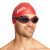 Occhialini da nuoto Predator Flex Polarizzati Nero-Rosso-Smoke Piccolo Zoggs 461043BKRDPSMS