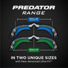 Occhialini da nuoto Predator Flex Polarizzati Nero-Rosso-Smoke Piccolo Zoggs 461043BKRDPSMS
