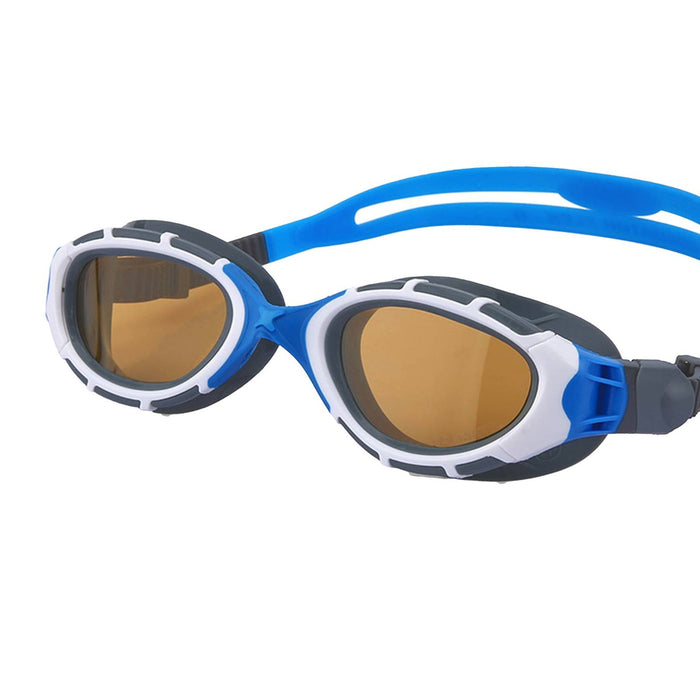 Occhialini da nuoto Predator Flex Polarizzati Ultra Blu-Grigio Regular Zoggs 461046BLGYPCPR