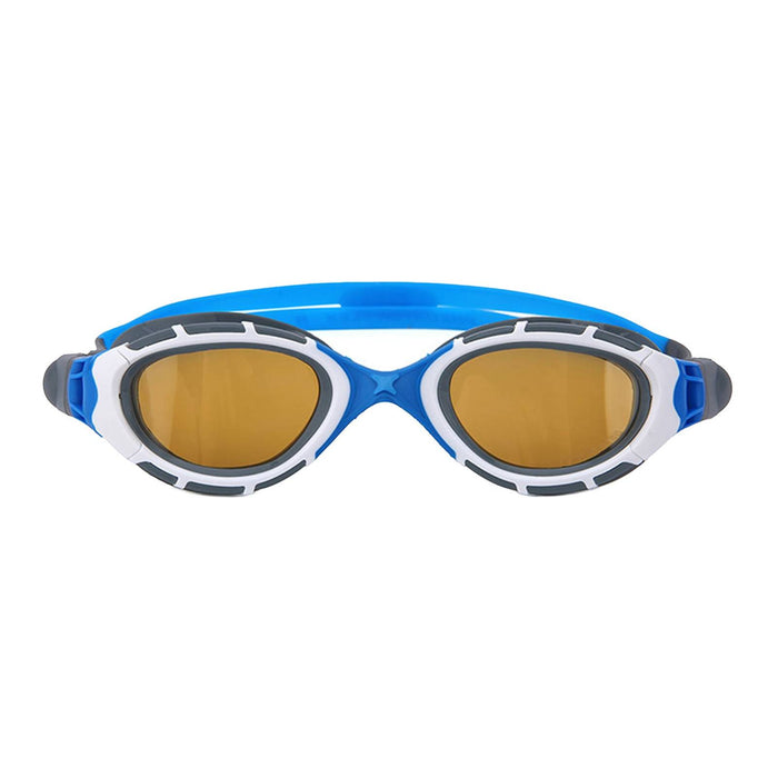 Occhialini da nuoto Predator Flex Polarizzati Ultra Blu-Grigio Piccolo Zoggs 461046BLGYPCPS