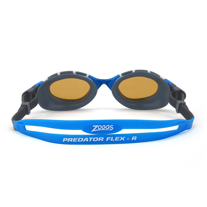 Occhialini da nuoto Predator Flex Polarizzati Ultra Blu-Grigio Piccolo Zoggs 461046BLGYPCPS