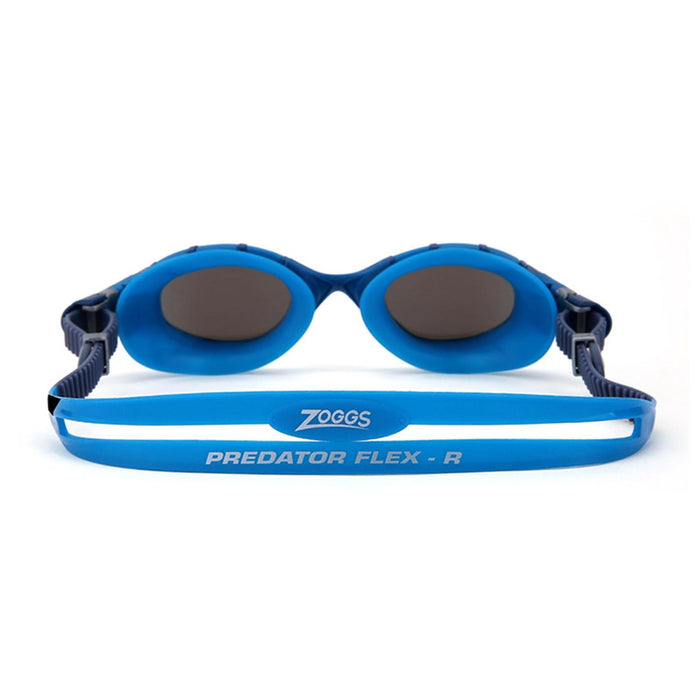 Occhialini da nuoto Predator Flex Titanio Blu Specchiato-Blu Lenti Regular Zoggs 461054BLBLMBLR