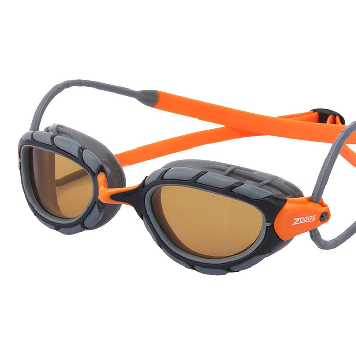 Occhialini da nuoto Predator Polarizzati Ultra Grigio-Arancione Regular Zoggs 461058GYORPCPR