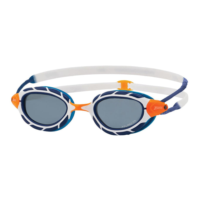 Occhialini da nuoto Predator Polarizzati Blu-Bianco-Smoke Piccolo Zoggs 461060BLWHPSMS