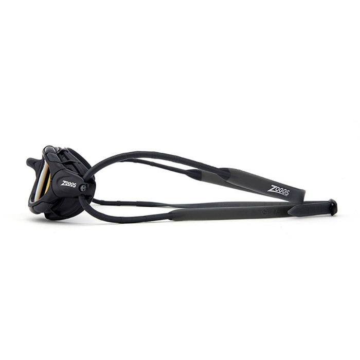 Occhialini da nuoto Predator Titanio Grigio-Nero Specchiato-Arancione Lenti Regular Zoggs 461065GYBKMORR