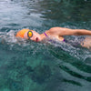 Occhialini da nuoto Predator Titanio Grigio-Nero Specchiato-Arancione Lenti Regular Zoggs 461065GYBKMORR
