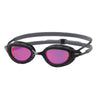 Occhialini da nuoto Predator Titanio Grigio-Nero Specchiato-Rosa Lenti Regular Zoggs 461065GYBKMPKR