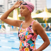 Occhialini da nuoto Predator Titanio Grigio-Nero Specchiato-Rosa Lenti Piccolo Zoggs 461065GYBKMPKS