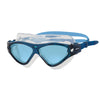 Maschera da nuoto tri vision blu navy lenti tonalità blu Zoggs 461075NVBLTBL
