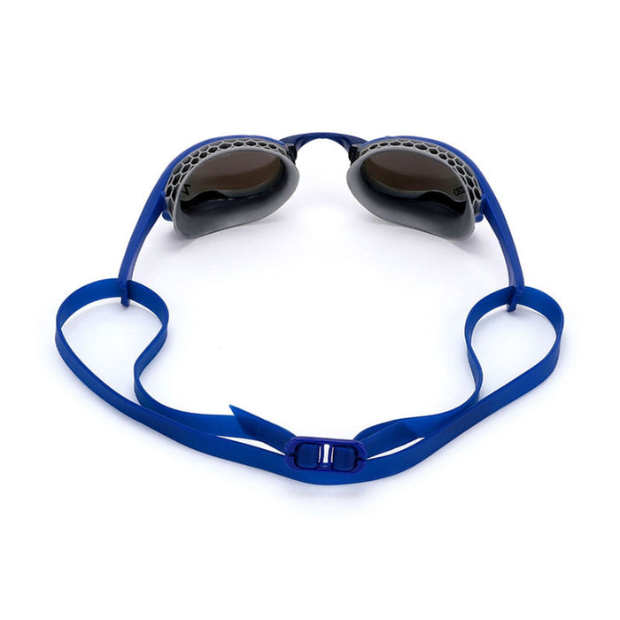 Occhialini da nuoto Raptor Hcb Titanio Blu-Grigio Specchiato-Dark-Blu Lenti Zoggs 461085BLGYMDB