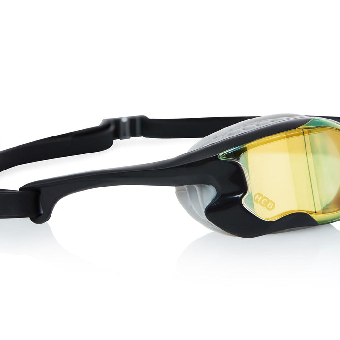 Occhialini da nuoto Raptor Hcb Titanio Grigio-Nero Specchiato-Blu Lenti Zoggs 461085GYBKMBL