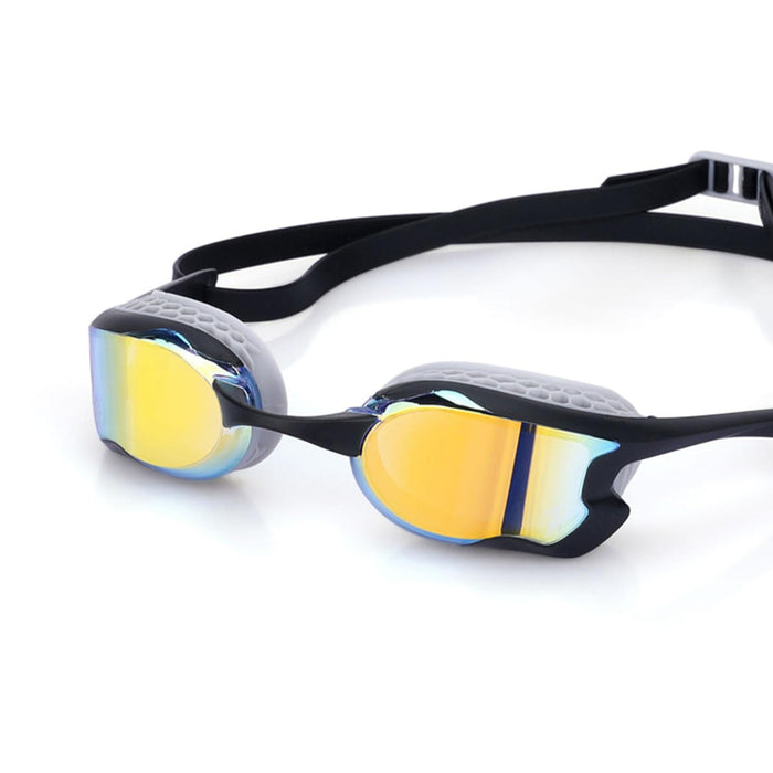 Occhialini da nuoto Raptor Hcb Titanio Grigio-Nero Specchiato-Blu Lenti Zoggs 461085GYBKMBL