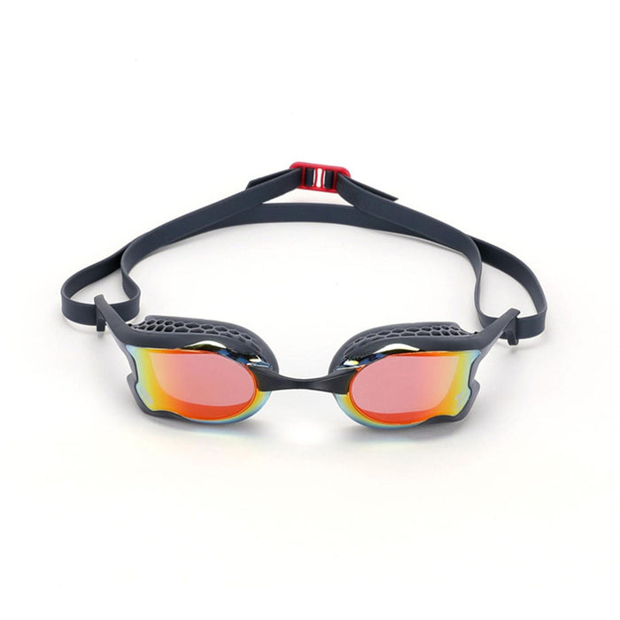 Occhialini da nuoto Raptor Hcb Titanio Grigio-Nero Specchiato-Rosso Lenti Zoggs 461085GYBKMRD
