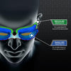 Maschere da nuoto Predator Flex Titanio Reactor Nero-Oro Small Zoggs 461089BKGORTIS