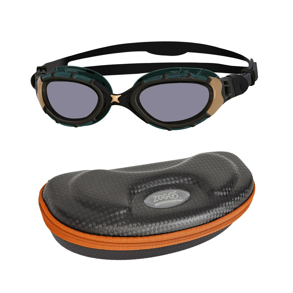 Maschere da nuoto Predator Flex Titanio Reactor Nero-Oro Small Zoggs 461089BKGORTIS