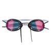 Occhialini da nuoto Diamond Titanio-Grigio-Nero Specchiato Rosso Lenti Zoggs 461090GYBKMRD