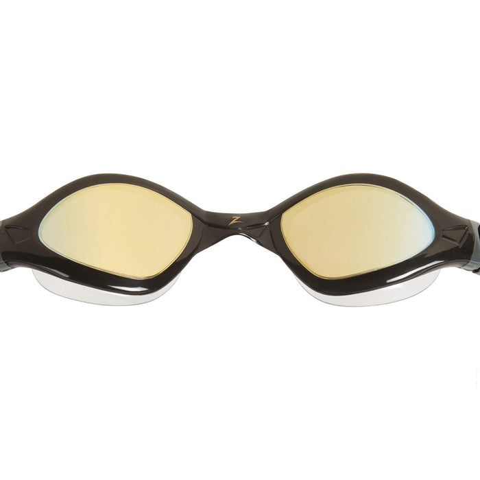 Occhialini da nuoto Tiger Lsr+ Titanio Nero-Grigio Lenti Specchiate-Oro Regolari Zoggs 461092BKGYMGDR