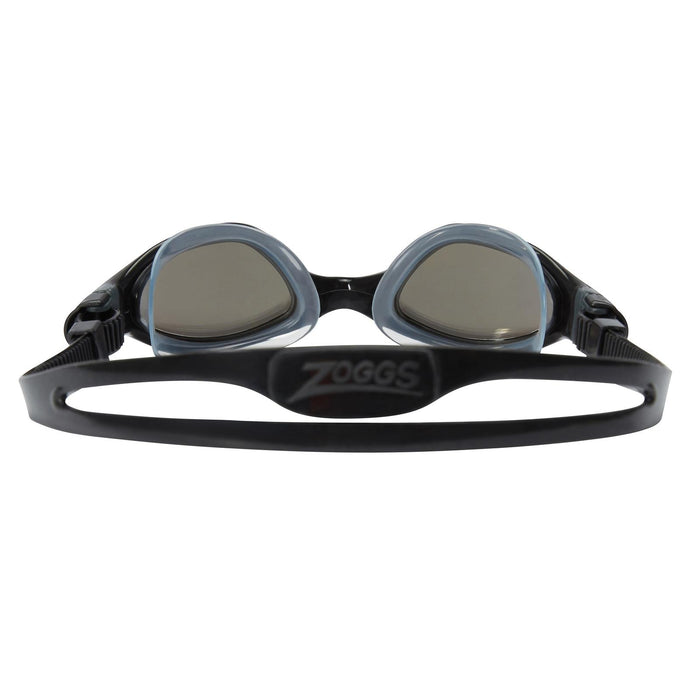 Occhialini da nuoto Tiger Lsr++ Titanio Nero-Grigio Lenti Specchiate-Oro Piccole Zoggs 461092BKGYMGDS