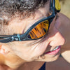 Occhialini da nuoto Tiger Lsr+ Titanio Nero-Grigio Lenti Specchiate-Rosse Regolari Zoggs 461092BKGYMRDR