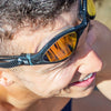 Occhialini da nuoto Tiger Lsr+ Titanio Nero-Grigio Lenti Specchiate-Rosse Piccole Zoggs 461092BKGYMRDS