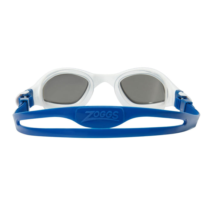 Occhialini da nuoto Tiger Lsr+ Titanio Bianco-Blu Lenti Specchiate-Fumo Regolari Zoggs 461092WHBLMSMR