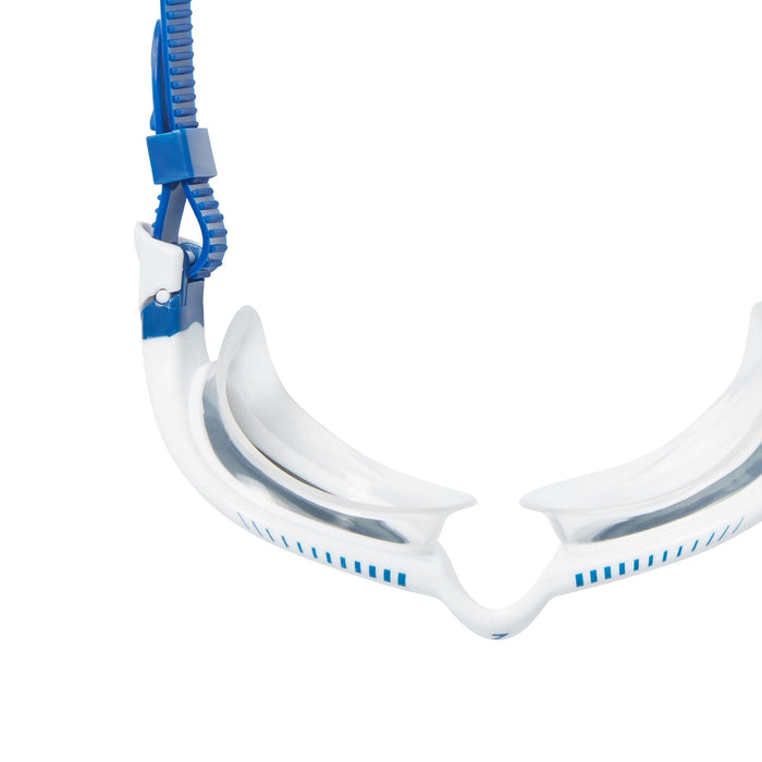 Occhialini da nuoto Tiger Lsr+ Titanio Bianco-Blu Lenti Specchiate-Fumo Regolari Zoggs 461092WHBLMSMR