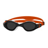 Occhialini da nuoto Tiger Lsr+ Nero-Arancione Lenti Fumè Tinte Piccole Zoggs 461093BKORTSMS