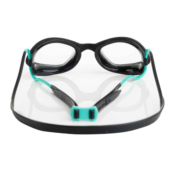 Occhialini da nuoto Tiger Lsr+ Nero-Turchese-Lenti Trasparenti Piccole Zoggs 461093BKTQCLRS