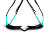 Occhialini da nuoto Tiger Lsr+ Nero-Turchese-Lenti Trasparenti Piccole Zoggs 461093BKTQCLRS